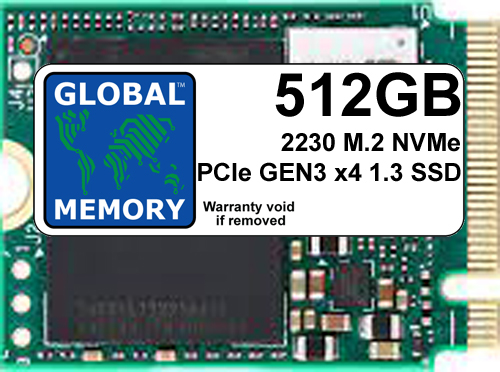 512GB M.2 2230 PCIe Gen3 x4 NVMe SSD FOR LAPTOPS / DESKTOP PCs / SERVERS / WORKSTATIONS 512GB M.2 2230 PCIe Gen3 x4 NVMe SSD FOR LAPTOPS / DESKTOP PCs / SERVERS / WORKSTATIONS